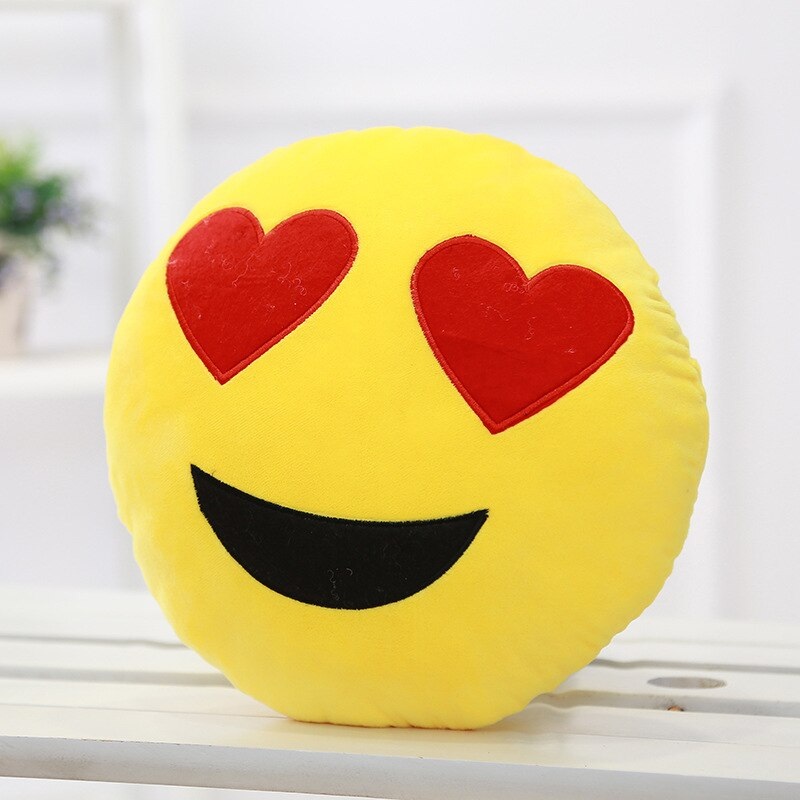 Emoji Pillow Love Expression Decor Cute Pillow